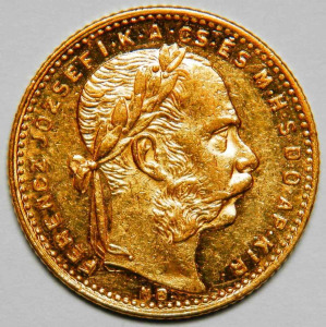 Ferenc József 8 forint 1882 KB aUNC [6.46 gramm]