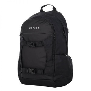 OXY BAG Zero laptoptartós diák hátizsák - 22 literes - fekete