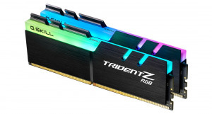 G.SKILL 16GB DDR4 3600MHz Kit(2x8GB) TridentZ RGB (for AMD) F4-3600C18D-16GTZRX Alkatrész Memória