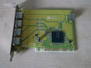 NEC D720100AGM 5 portos USB 2.0 PCI bővítő kártya