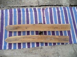 Antik sítalp kézzel készült hótalp 90 hosszú 7-8 cm széles
