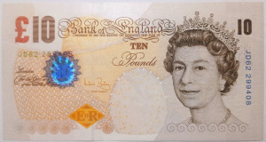 Egyesült Királyság Anglia 10 font 2004-2011 UNC P-389c