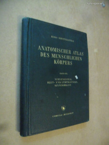 Dr. Kiss - dr. Szentágothai: Anatomischer Atlas des Menschlichen Körpers. III. Band (*310)