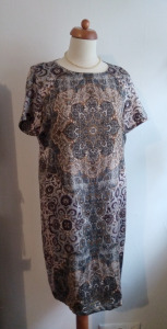 Esprit  női ruha tunika 42 L gyönyörű színek és minta