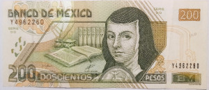 Mexikó 200 peso 2002 VF
