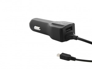 TnB 1XUSB-A 15W car charger + mini USB cable Black ACGPCAR3A Kiegészítő, Kellék Töltő