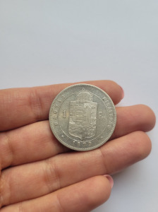 1879 KB Ferenc József ezüst 1 Forint SZÉP!