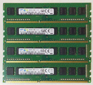 Samsung 16GB (4x4GB) DDR3 1600MHz memória