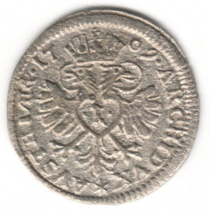 I. József ezüst 1 krajcár München 1709