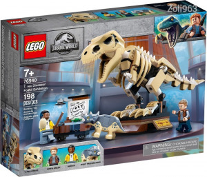 LEGO Jurassic World T-Rex dinoszaurusz őskövület kiállítás 76940 készlet - új bontatlan