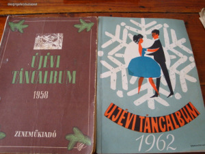 Újévi táncalbum, kotta,1958-1959-1962-1963, Nyári táncalbum kotta-1954 Kép