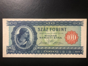 100 forint 1946.  UNC!!  RITKA!!