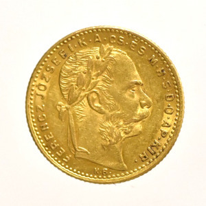 1883  Ferenc József  arany 8 Forint  ( PAP437 )