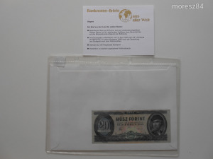 UNC 20 forint 1980 bankjegyes borítékban