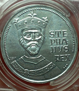 1972 Ezüst 100 Forint,1000 éve született Szent István,BU