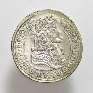 1680 KB  I. Lipót  ezüst XV krajcár    -N219