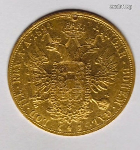 Ferenc József 4 ARANY Dukát 1894 !, 13,9 gramm  986/1000 tömör arany,  ULTRA RITKA  34000 db AKCIÓ