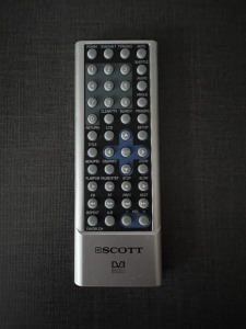 Scott Modell: Hordozható DVD lejátszó / DVN-T DPX i780 TV TÁVÍRÁNYÍTÓ