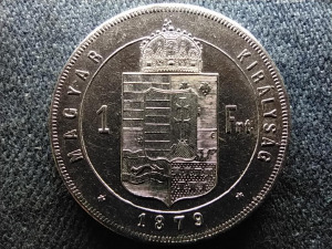 Osztrák-Magyar Forint .900 ezüst 1 Forint 1879 KB EXTRA (id74128)