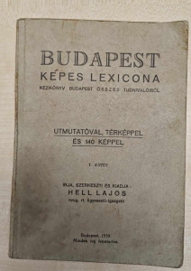 HELL LAJOS: BUDAPEST KÉPES LEXICONA. 1939. (230922-YD3)