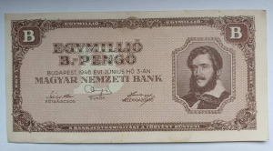 1 millió B.pengő 1946 EF