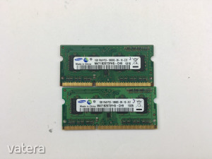 Samsung 2GB /2X1GB/ DDR3 laptop memória 1333MHz  M471B2873FHS-CH9 #4