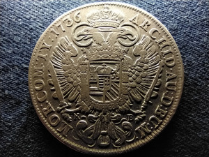 III. Károly (1711-1740) ezüst 1 Tallér 1736 KB  (id10639)