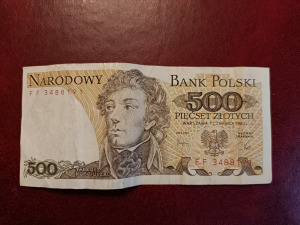 500 zloty 1982 Lengyelország