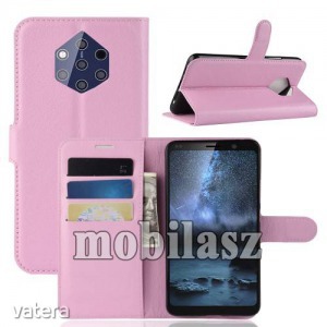 Nokia 9 PureView, Wallet notesz tok, Rózsaszín