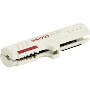 Knipex 16 65 125 SB koax kábel, CAT kábelcsupaszoló, blankoló CAT5 4.5 - 10 mm 0.2 - 4.0 mm2 (16 ...
