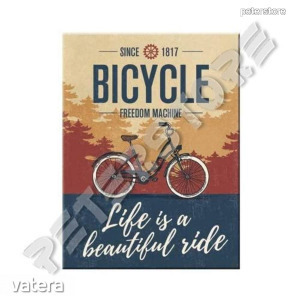Fém Hűtőmágnes - Bicycle - Bicikli - Kerékpár