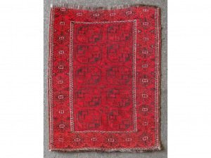 0R809 Antik Afgán perzsaszőnyeg 84 x 113 cm