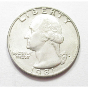 USA, quarter dollar 1981 P aUNC+