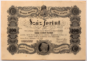 100 forint 1848 XF+