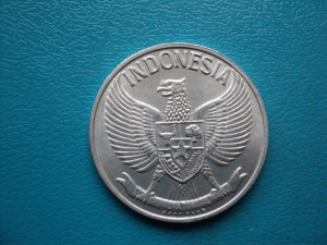 Indonézia, 50.- Sen, 1961. Verdefényes!