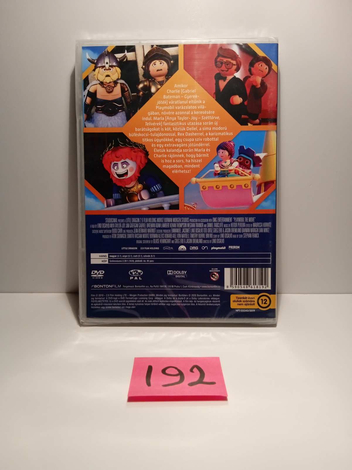Új, fóliás DVD 192 Playmobil - A film