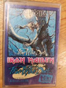 Retro dolgok magnó kazetta Iron  Maiden Fear of the Dark