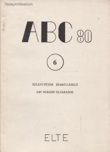 Szlávi Péter: ABC 80-Basic eljárások