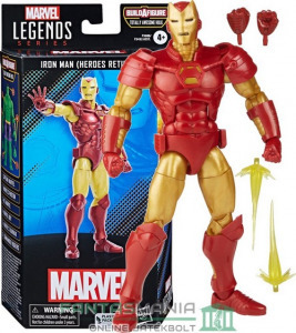 - 16cm-es Marvel Legends figura - Iron Man / Vasember figura Heroes Return megjelenéssel, extra mozg