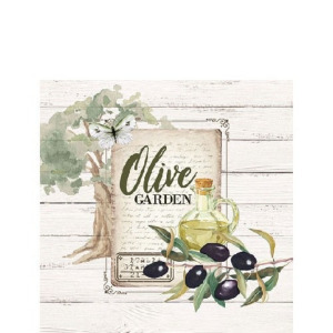 Olive Garden papírszalvéta 25x25cm, 20db-os