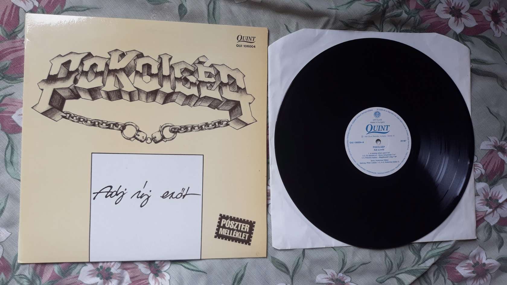 RUDÁN JOE POKOLGÉP ADJ ÚJ ERŐT BAKELIT poszter+ AC/DC WHO MADE WHO SPECIAL COLLECTORS MIX MAXI