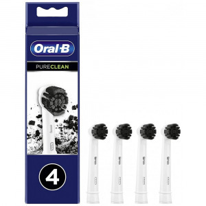 Oral-B Head 4-pack Pure Clean Feltűzhető fogkefe elektromos fogkeféhez 4 db Fehér