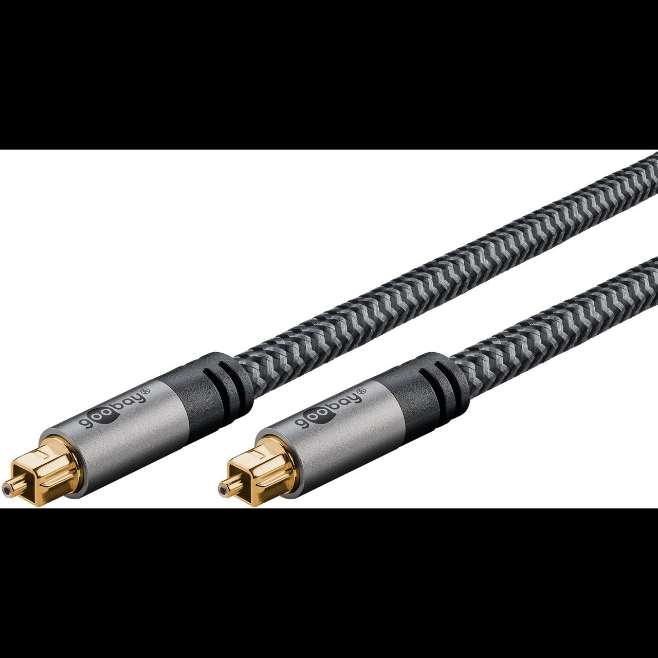 Goobay Câble Audio Optique Toslink 5 M - Fibre De Verre, Connecteurs Plaqués Or, Compatible Barre De Son, PS4, Xbox