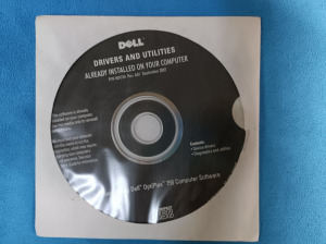 Új Dell illesztőprogramok és segédprogramok a Dell OptiPlex Disk