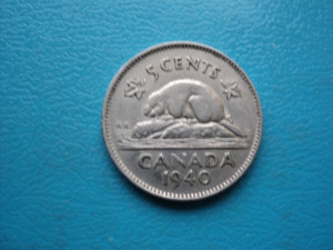 Kanada, 5.- Cent, 1940.