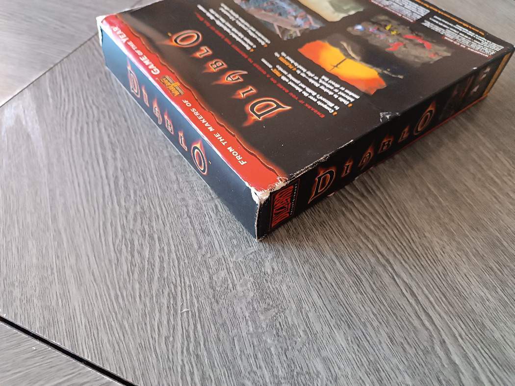 Diablo 1 PC Big Box - Version Française - Bon État - Jeu Culte