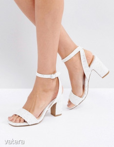 Coco Wren Bridal Mid Heel Sandal(38-as)