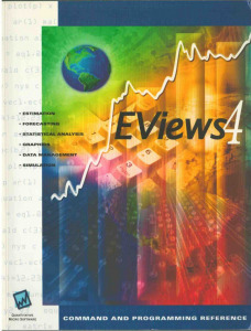 EViews 4 Command and Programming Reference