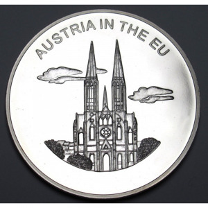 Málta, 100 liras 2004 PP -Ausztria EU csatlakozásának tiszteletére UNC