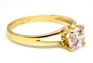 Köves arany gyűrű (ZAL-Au 91491)